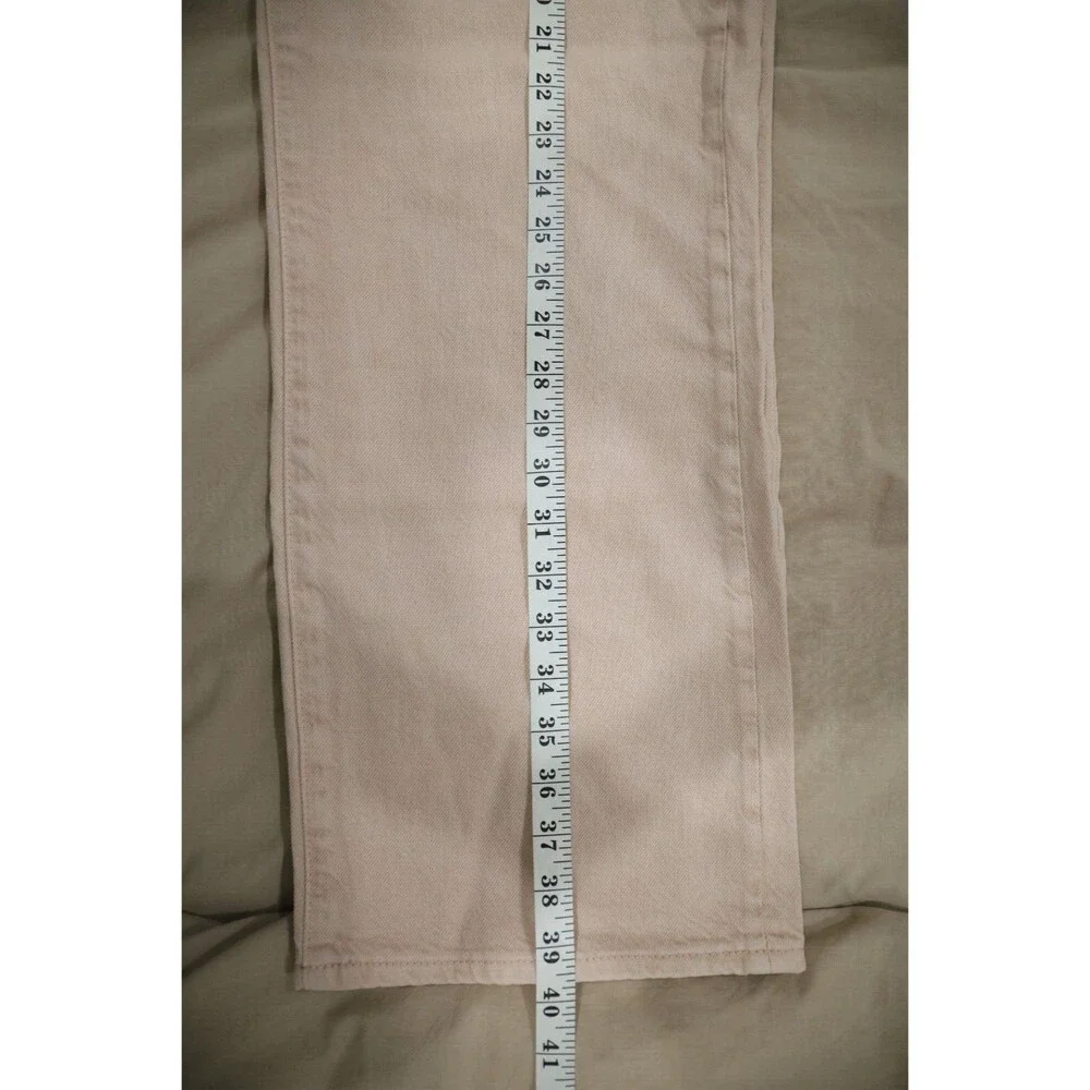 Rolla's Heidi High Rise Loose Straight Pink Jeans Womens Size 29 Barbie Denim - Picture 11 of 11